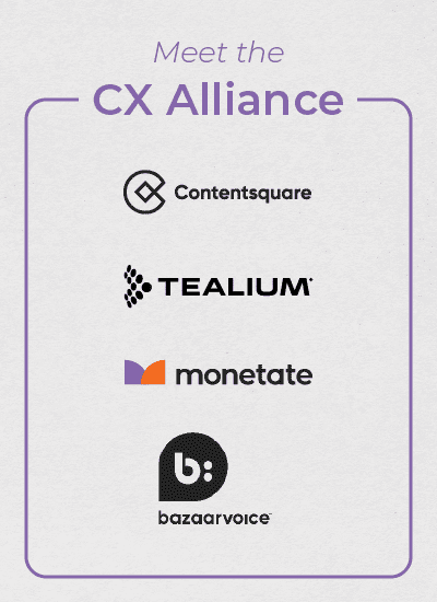 Meet the CX Alliance: Monetate, Tealium, Contentsquare, and Bazaarvoice