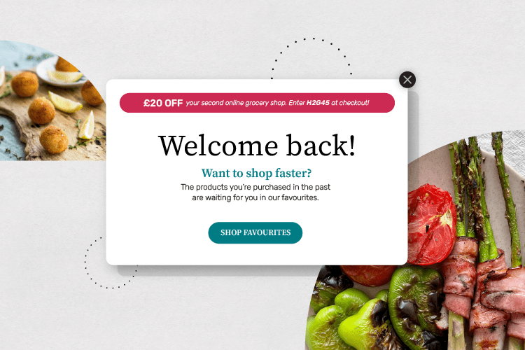 Grocery online coupon example